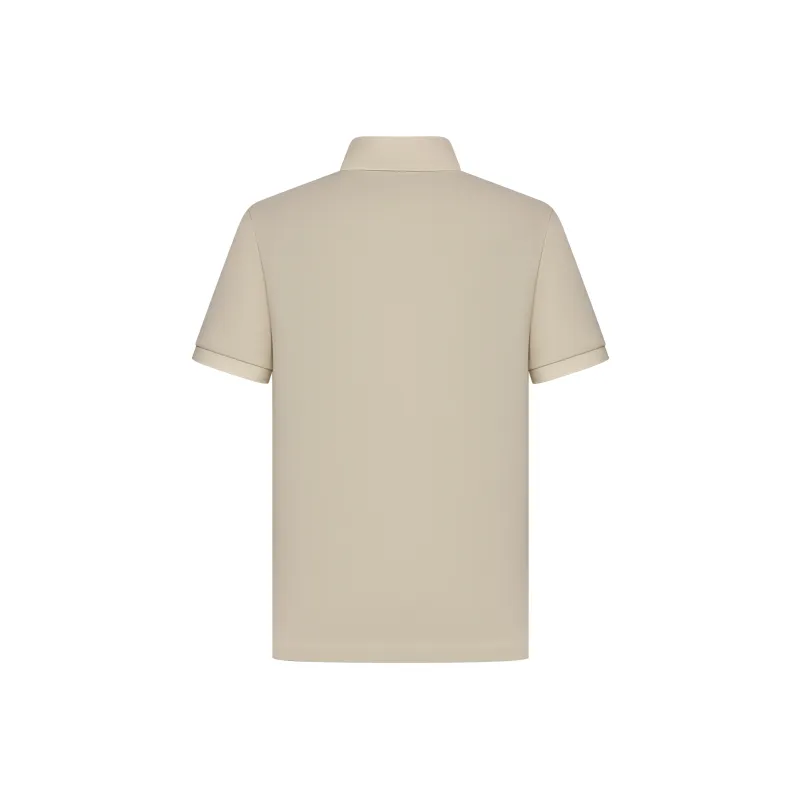 Biyin Leufen Oxygen Bar With Cooling Sensation Cooling Lapel Short Sleeved Polo Shirt Men's-3