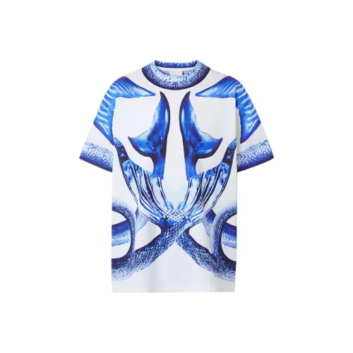 Burberry T Shirts Men Marine Blue