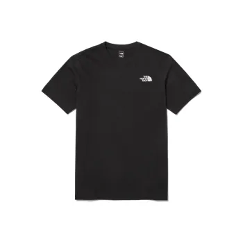 THE NORTH FACE Cotton Basic Ss R Tee Black Korea Version