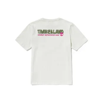 Timberland T Shirt Men's Vintage White