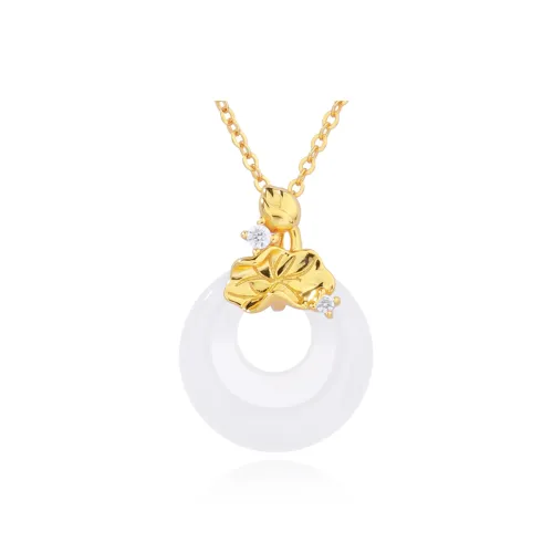 CHINA GOLD Agate Jade Necklaces Women's