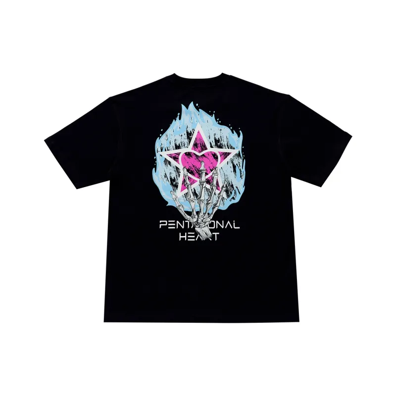 PENTAGONAL HEART T Shirt Unisex-3