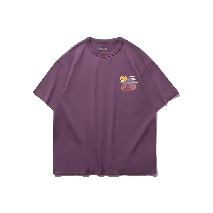 LiNing x XLARGE T Shirt Men's Jam Purple-0
