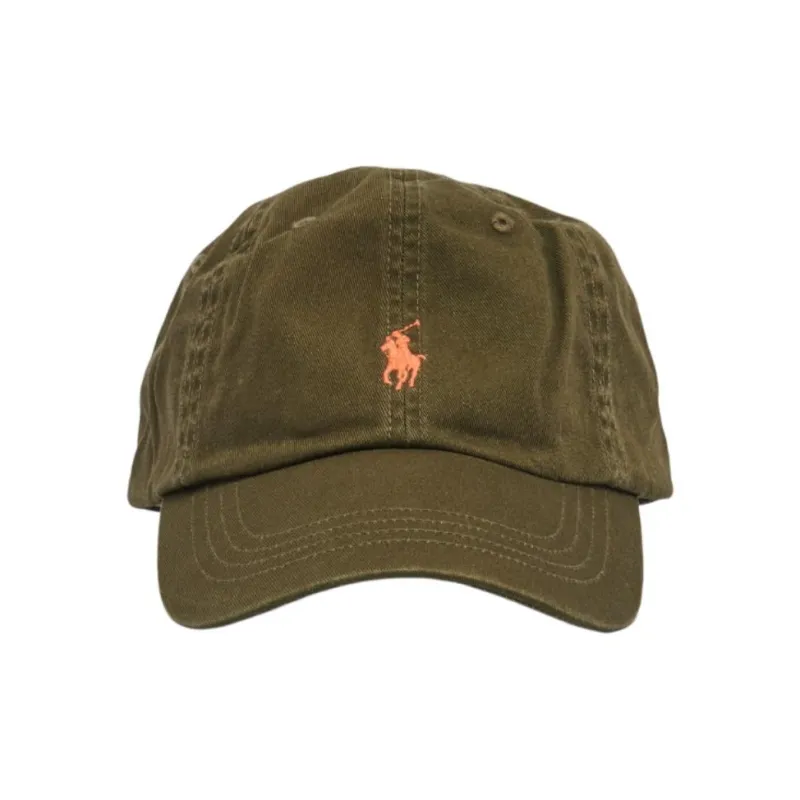 Polo Ralph Lauren Cotton Baseball Caps Unisex Brown-2