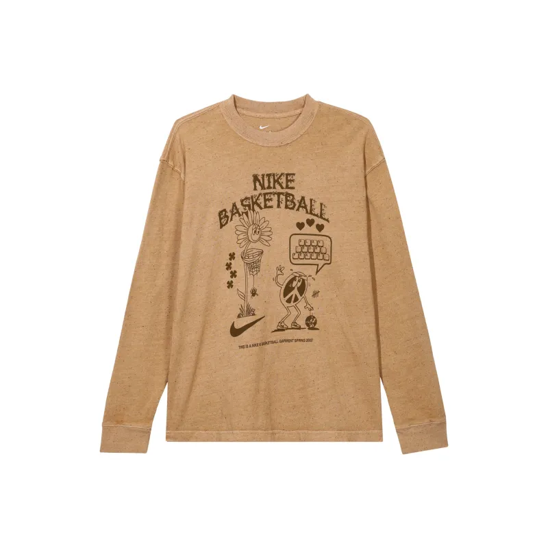 Nike T Shirts Men Yukon Brown-0