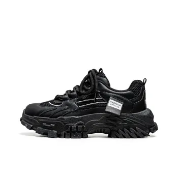 Medd Chunky Sneakers Men Low Top Black White