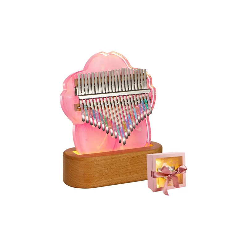 CEGA Acrylic Kalimba Fully Transparent Appearance 17/21 Keys Thumb Piano-43