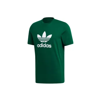 Adidas Originals Trefoil T Shirts Men Dark Green