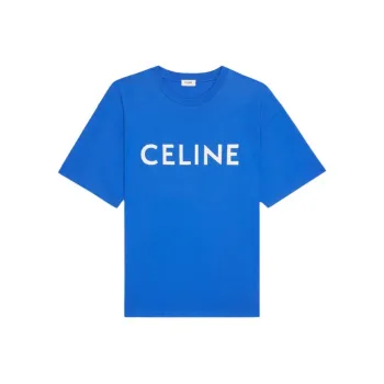 CELINE T Shirts Men Blue
