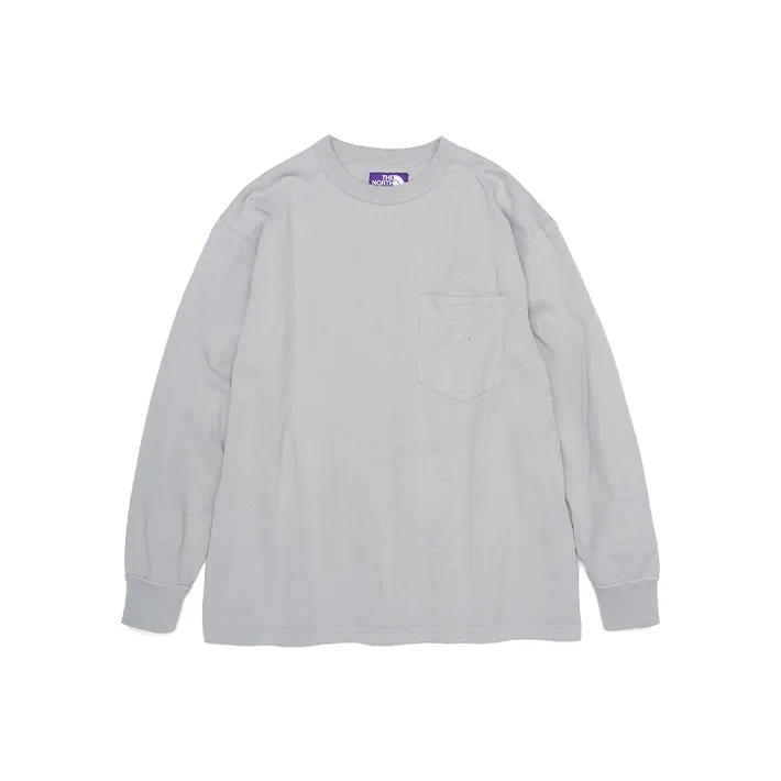 THE NORTH FACE PURPLE LABEL Drop Shoulder Sleeve T Shirt Unisex Gray-0