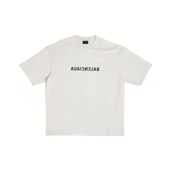 Balenciaga Mirror Balenciaga SS23 T Shirt Unisex Beige Yellow