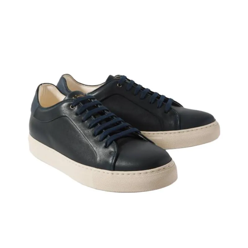 Paul Smith Basso Lu Low Top Skateboard Shoes Men's Marine Blue-2