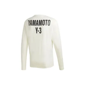 Y 3 T Shirts Unisex Ecru