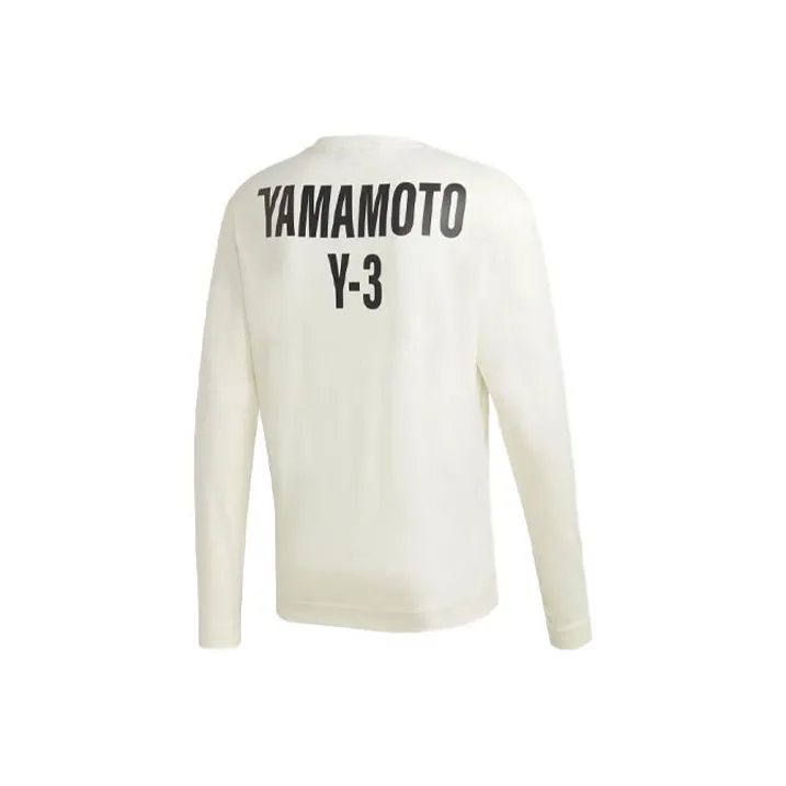 Y 3 T Shirts Unisex Ecru-0