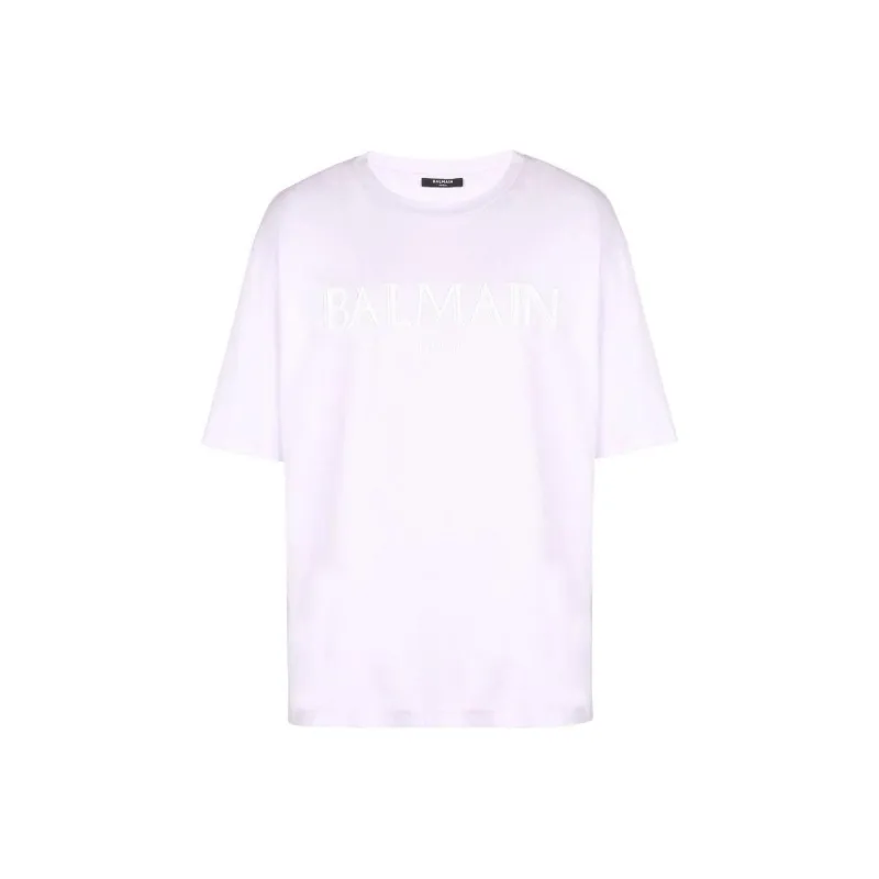 BALMAIN SS23 T Shirt Unisex Lavender Purple-0