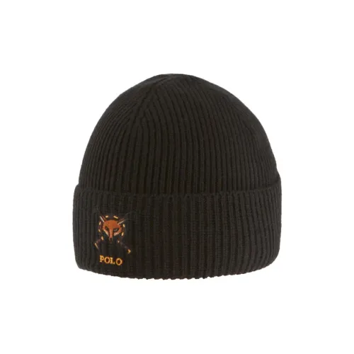 Polo Ralph Lauren Wool, Nylon, Acrylic Beanies Men's Black