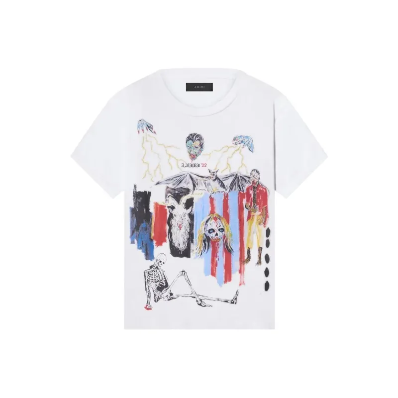AMIRI X Wes Lang Blood 38 Tee-0