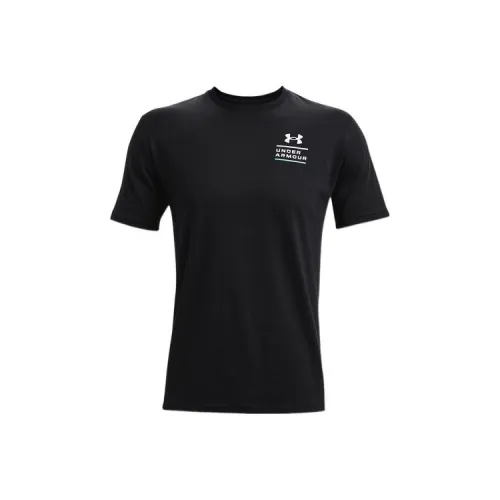 Under Armour Set in Sleeve T Shirt Men's Black