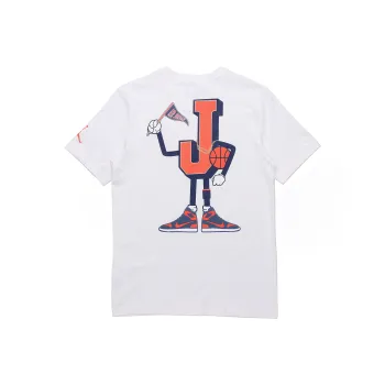 JORDAN AJ23 VARSITY T Shirts Men White