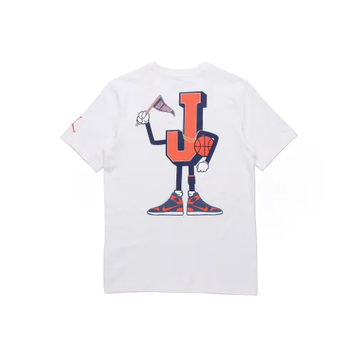 JORDAN AJ23 VARSITY T Shirts Men White
