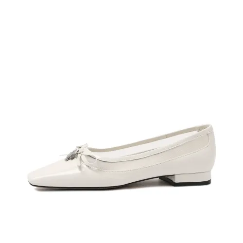 CAMEIDO Casual Single Shoes Women's Ecru