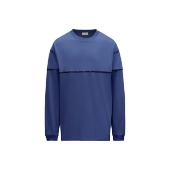 Moncler Logo Piping Long Sleeve T Shirt