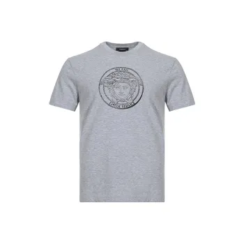 VERSACE T Shirts Men Gray