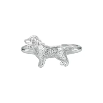 BOCH S925 Silver Adjustable Open Ended Ring Unisex