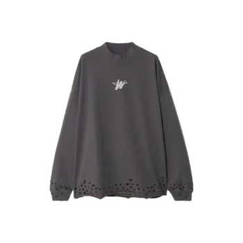 WE11DONE High Neck Wd Logo T Shirt
