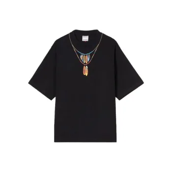Marcelo Burlon Necklace print Fringed Dress