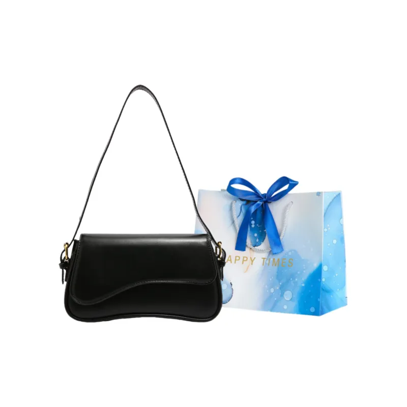 ROUNDOT PU Shoulder Bag Regular Women's White/Black/Pink/Black/Coffee/Blue-7