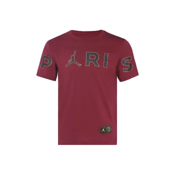 JORDAN T Shirts Men Bordeaux Burgundy
