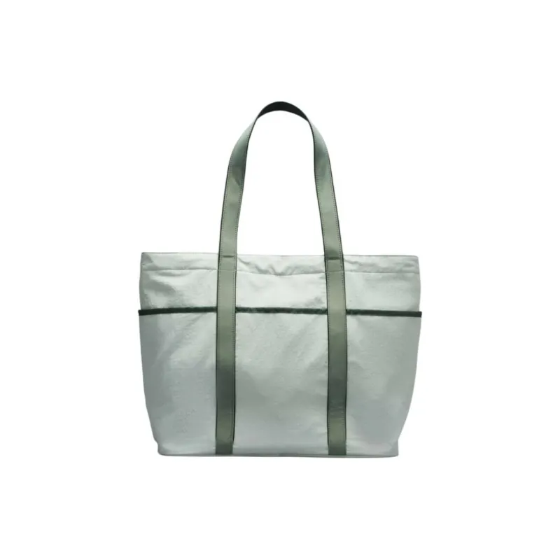 Lululemon Recycled Nylon Tote Bag, Shopping Bag, Shoulder Bag Unisex Lake Green & Gray Trim-1