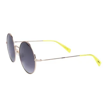 Levi's Metal Plastic Round Sunglasses Women's Gold