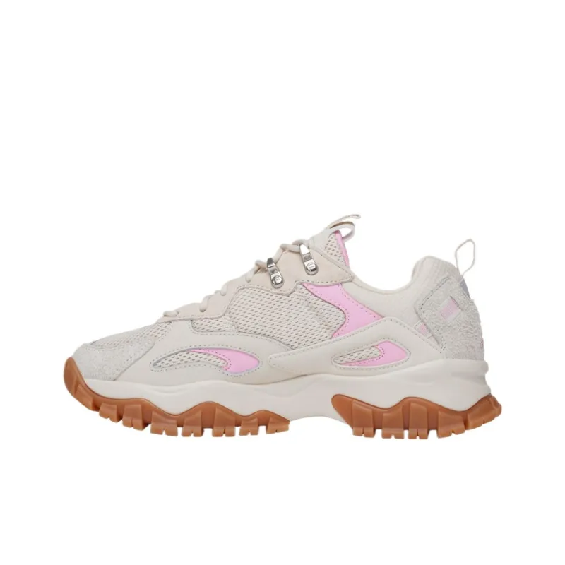 FILA Low Top Running Shoes Women's White Gray-1