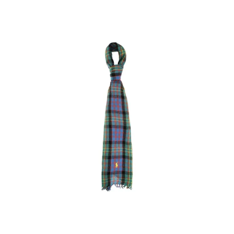 Polo Ralph Lauren Wool Knit Scarves Men's Blue-3