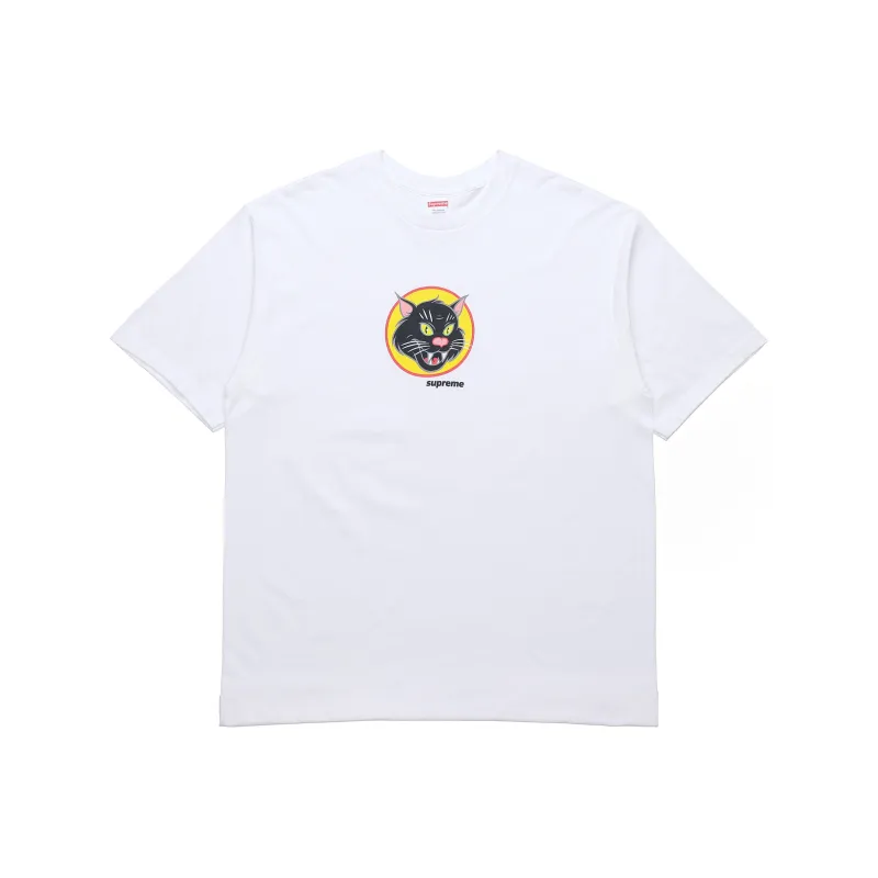 Supreme Black Cat Tee-0
