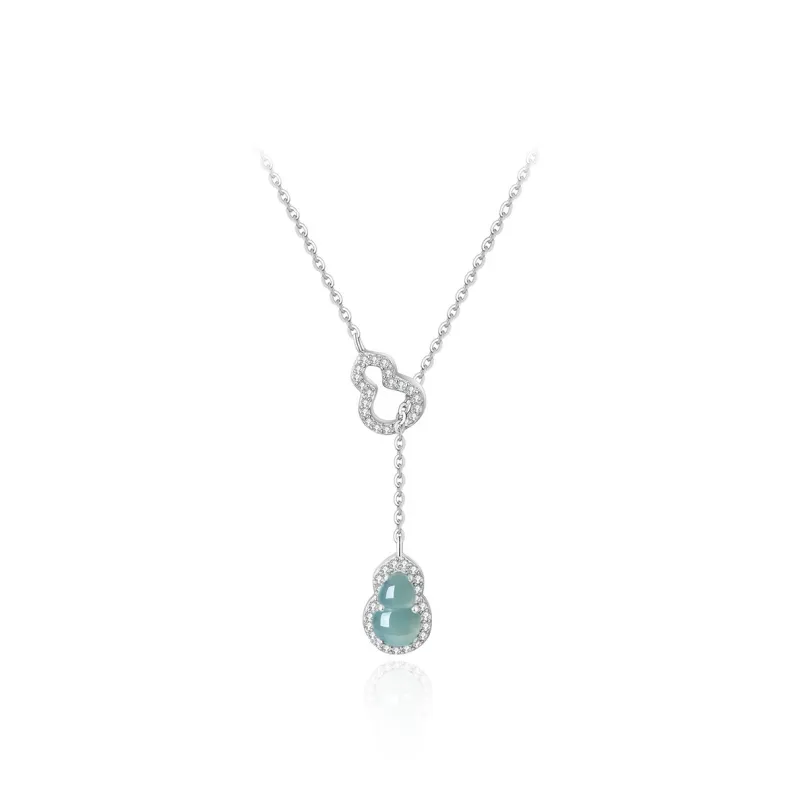 MINTLEAF Ice Glutinous Jadeite Necklaces Women's-0