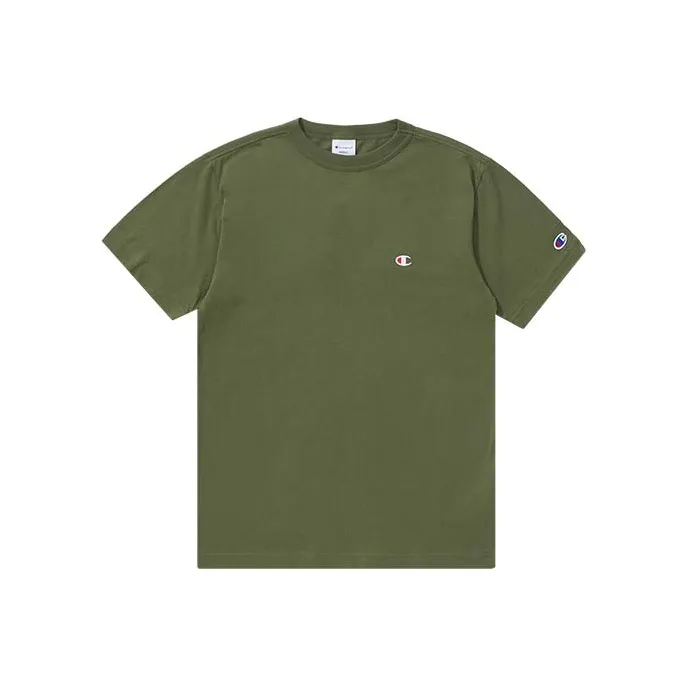 Champion T Shirt Japan Version Unisex Dark Green-0