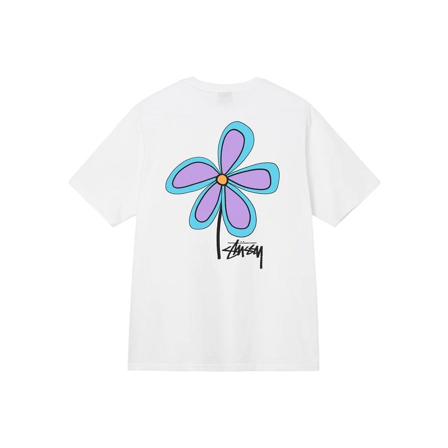STUSSY 新品 ステューシー FLOWER GRID PIGMENT DYED TEE