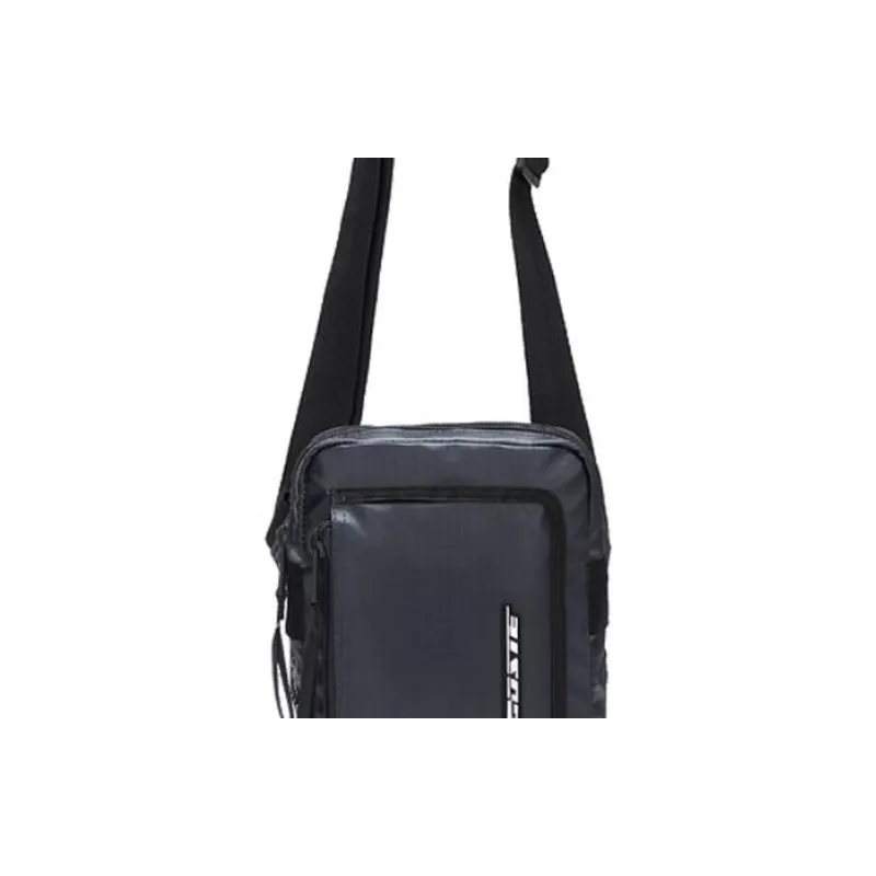 LACOSTE Coated Polyester Crossbody Bag Shoulder Bag Men's Steel Blue/Tea Brown-2