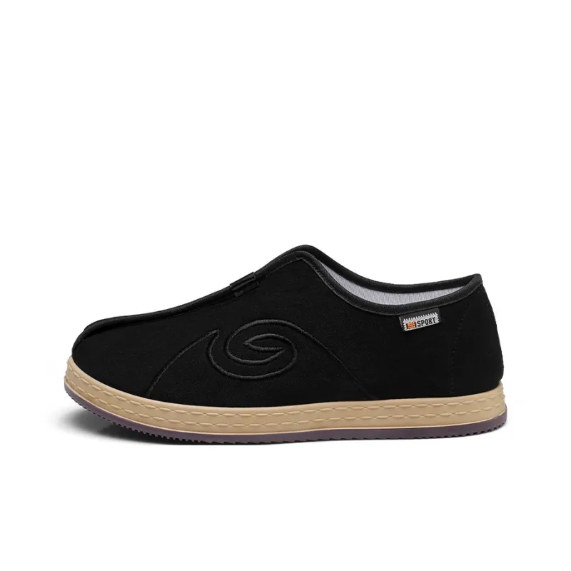 Strongman Casual Shoes Men Low Top Black-1