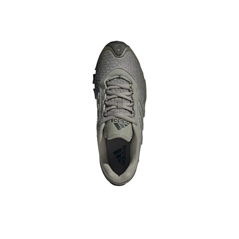 Adidas Anti Slip Wear Resistant Low Top Casual Running Shoes Unisex Gray Green-4