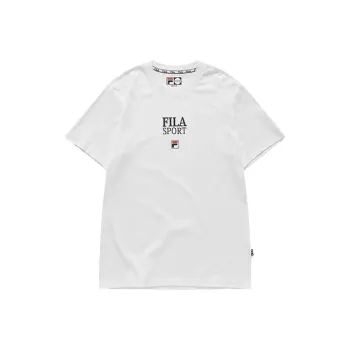 FILA FUSION BTS Jungkook T-Shirt Unisex White