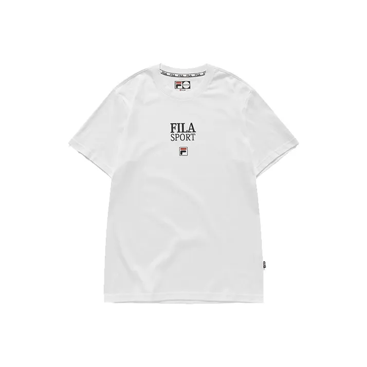 FILA FUSION BTS Jungkook T-Shirt Unisex White-0