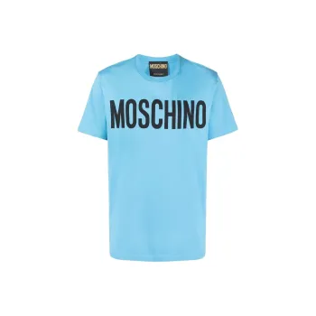 MOSCHINO T Shirts Men Blue