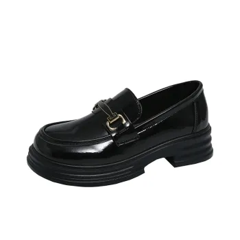 Tonlion Loafers Women's Bright Black/Beige