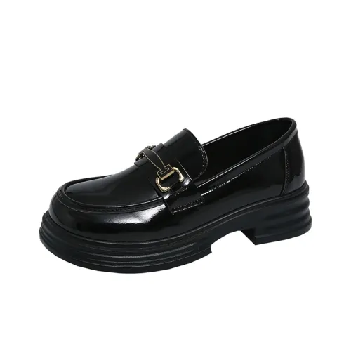 Tonlion Loafers Women's Bright Black/Beige