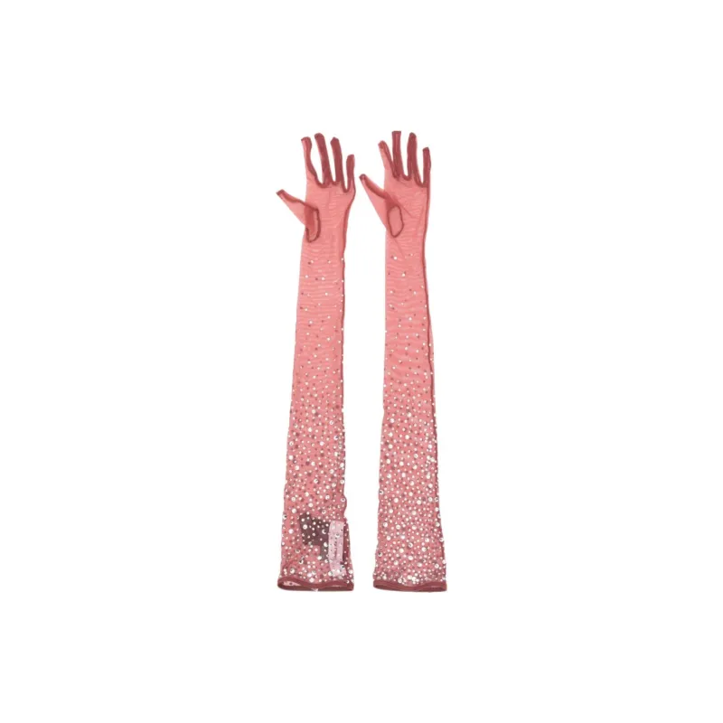 Alex Perry Polyamide Gloves Women's Red-0