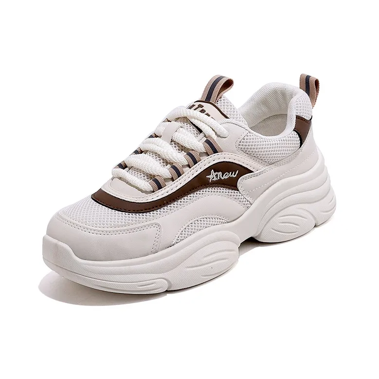 Lin's Travels Slip Resistant Cushioning Low Top Chunky Sneakers Women's-4